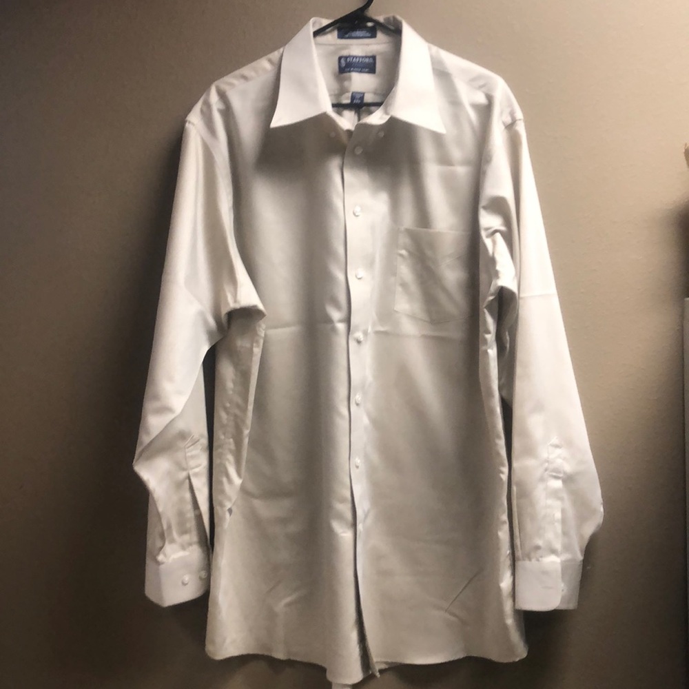Never worn dress shirt by Stafford Essentials